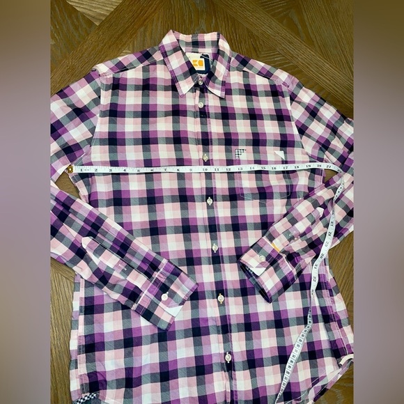 BOSS Orange Cliff Plaid Button Down Long Sleeve Shirt - Picture 5 of 10